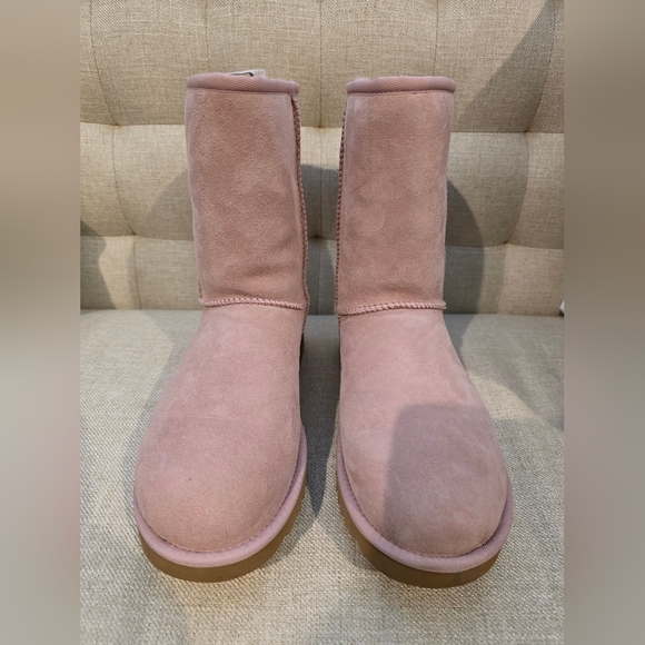 UGG Classic Short II Pink Winter Boots - Picture 6 of 8